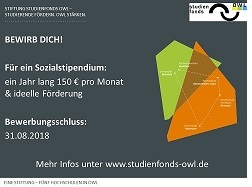 Jetzt für ein Sozialstipendium bewerben!